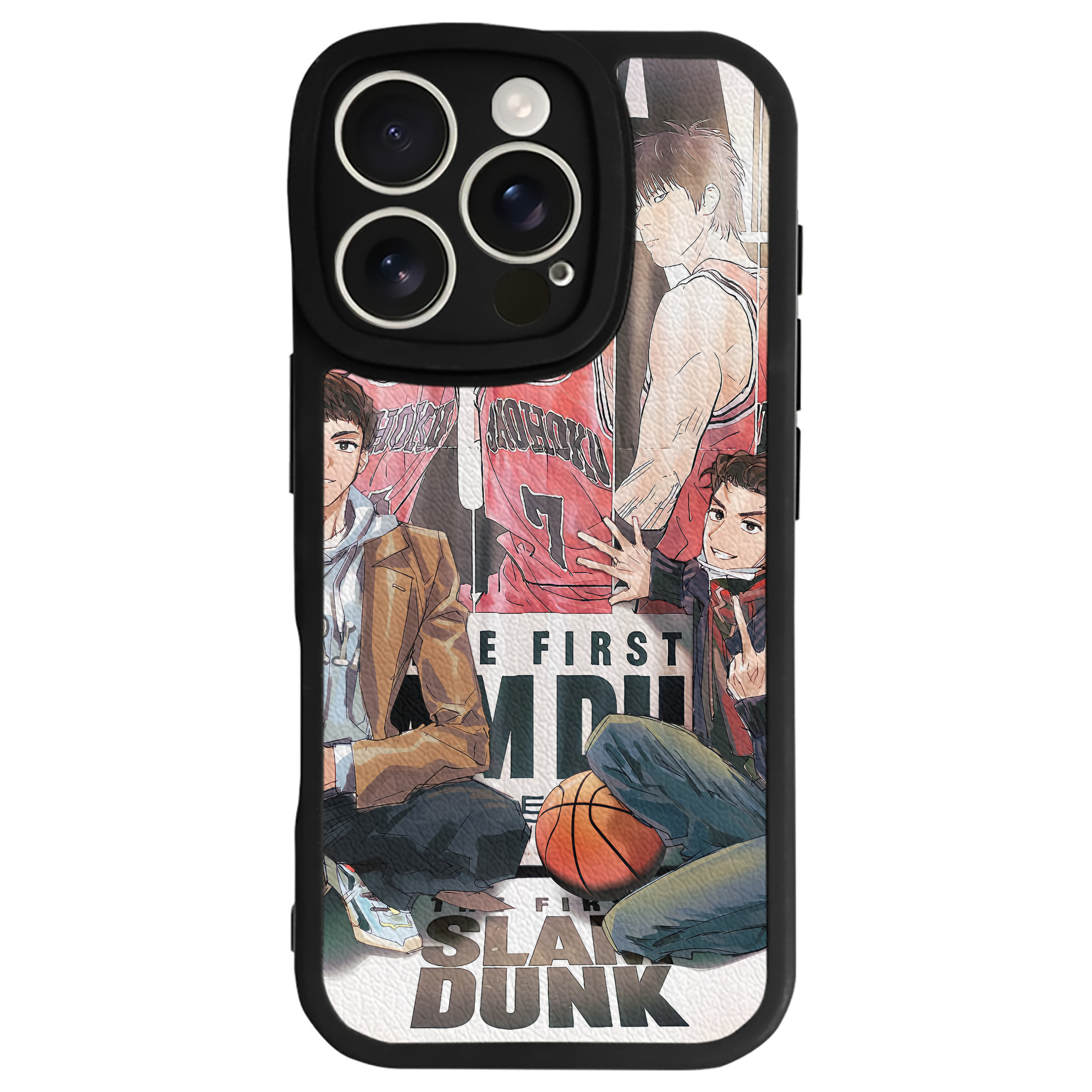（画像用） SLAM DUNK／スラムダンク 【iPhone 16シリーズ対応】シリコンスマホケース（レザー調） 材質：シリコン